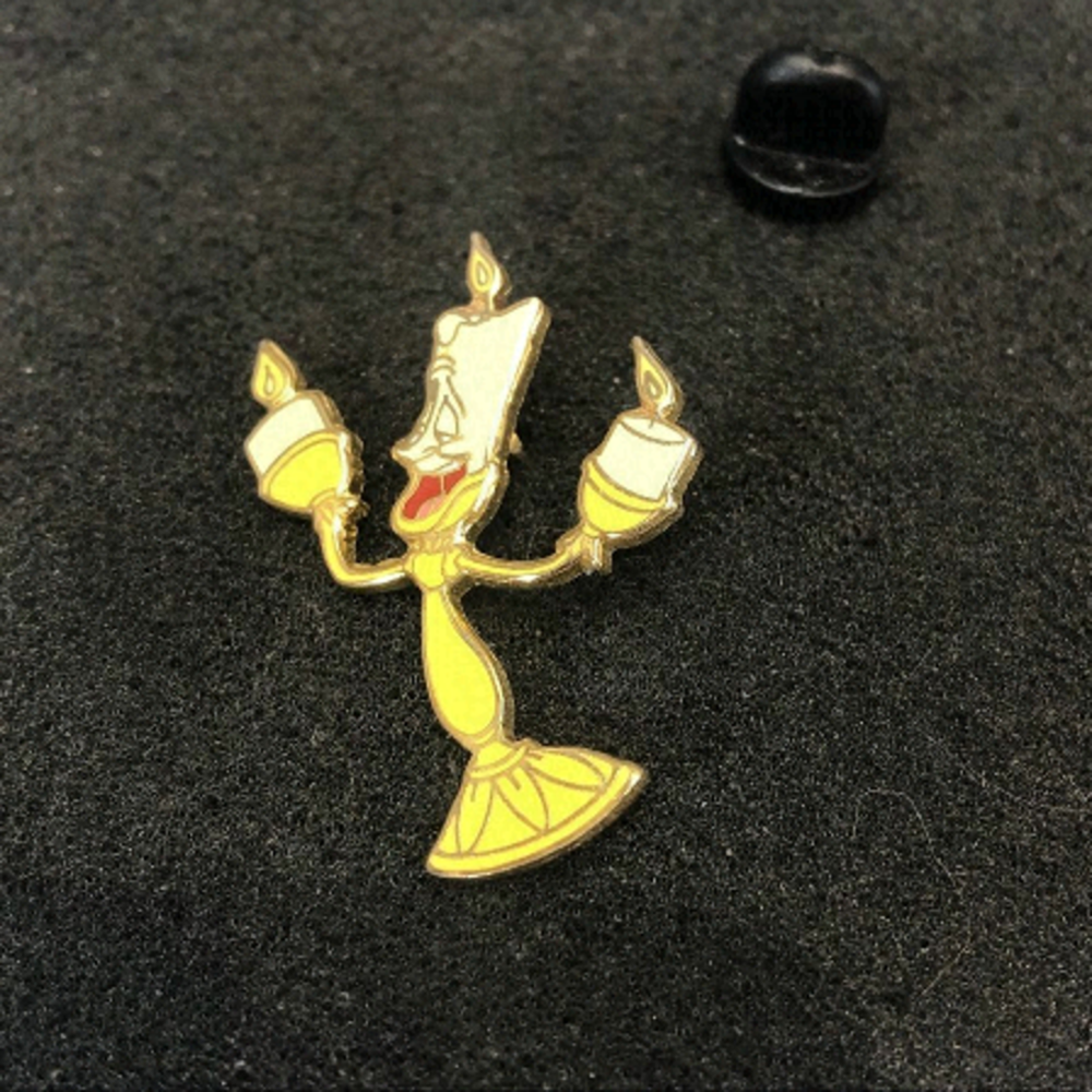 𝅺disney Beauty and The Beast Lumiere Pin